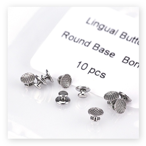[23008] BOUTTON BONDABLE LINGUAL 10 PCS/PK